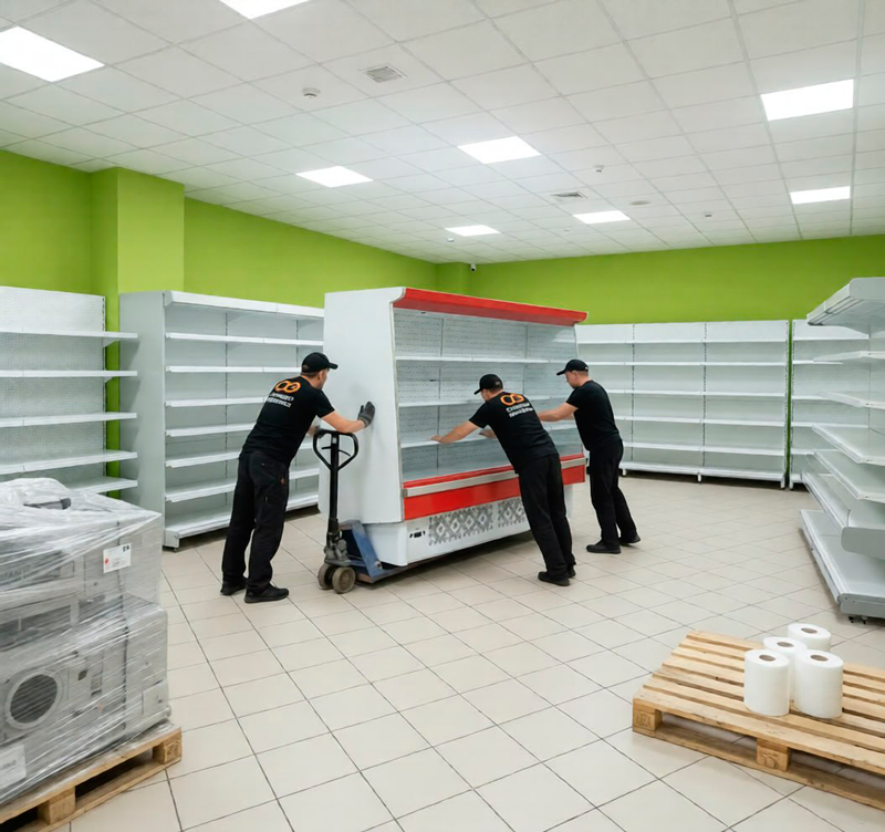 Переезд магазина в Людиново